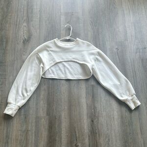 Zara Cream Casual Top